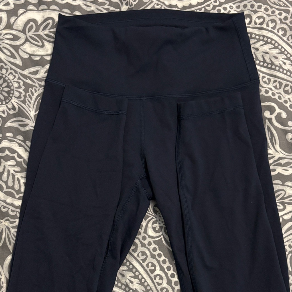 Lululemon Wunder Train Navy 25” High-Waisted Leggings